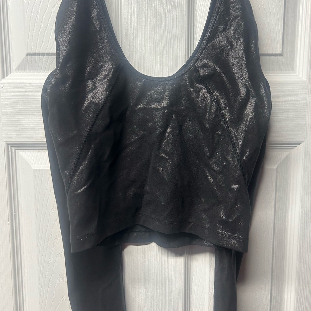 Lululemon Athletica Shimmering Black Tank Top